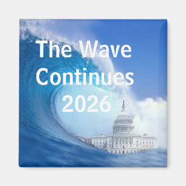Customize Blue Wave Election 2026 Magnet