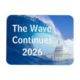 Customize Blue Wave Election 2026 Magnet