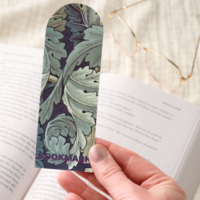 Customize Bookmark - Green Foliage (Hand)