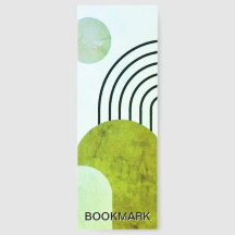 Customize Bookmark - Modern Design Green