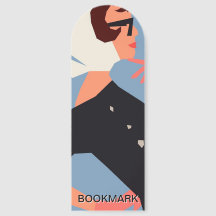 Customize Bookmark - Woman Pose