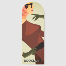 Customize Bookmark - Woman Pose Lipstick