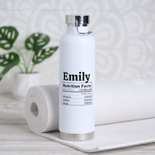 Customize Bridesmaid Personalize Bride Maid Honor Water Bottle