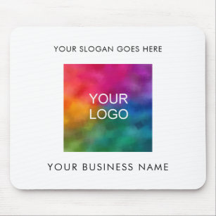 Customize Business Company Logo Add Your Text Mouse Pad