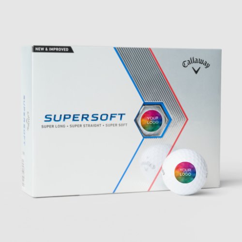 Customize Business Logo Callaway Supersoft 12 Pack Golf Balls