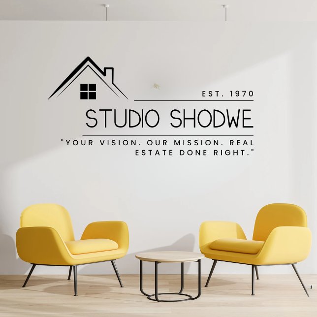 Customize Business Logo Personalized logo Office Wall Decal (Creator Uploaded)
