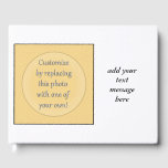 Customize by Adding Your Photo or Art Guest Book