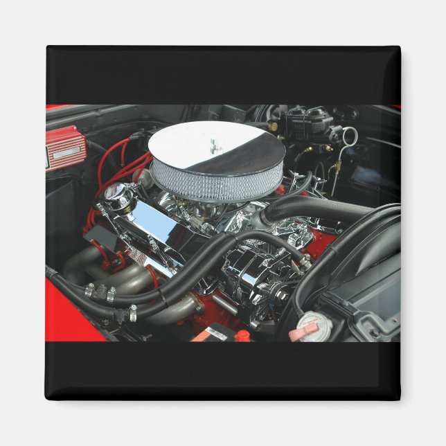 Customize Car Engine Magnet (Front)