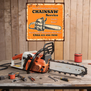 Customize Chainsaw Service Small Engine Repair Foam Board