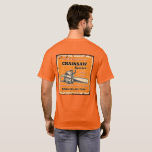 Customize Chainsaw Service Small Engine Repair  T-Shirt