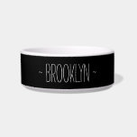 "customize / change name text & colors" - pet bowl<br><div class="desc">"customize / change name with your text / name & colors" - pet bowl
great for dogs,  cats and all pets
you can customize the template,  the text and the color,  with the name of your pet and make it your own!</div>