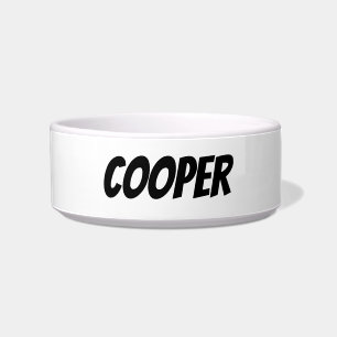 "customize / change your text & colors" - pet bowl