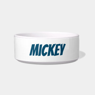 "customize / change your text & colors" - pet bowl