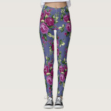 Customize & Choose the color - Purple Floral Yoga