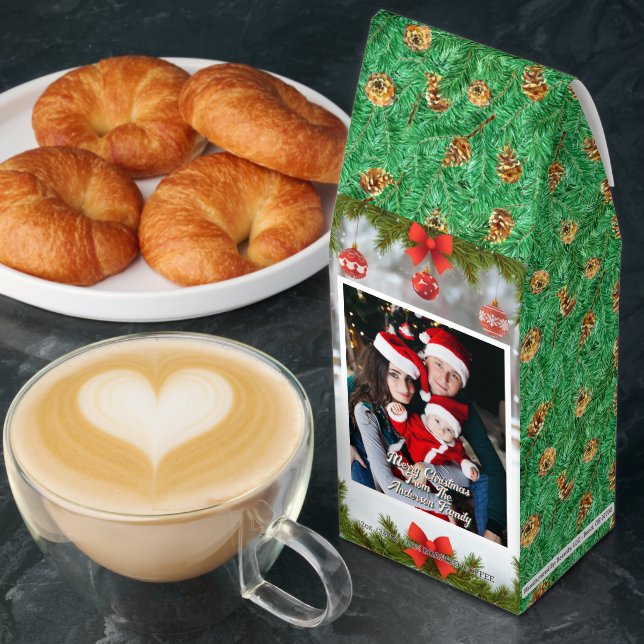 Customize Christmas Family Picture Gift Roasted Coffee (Breakfast)