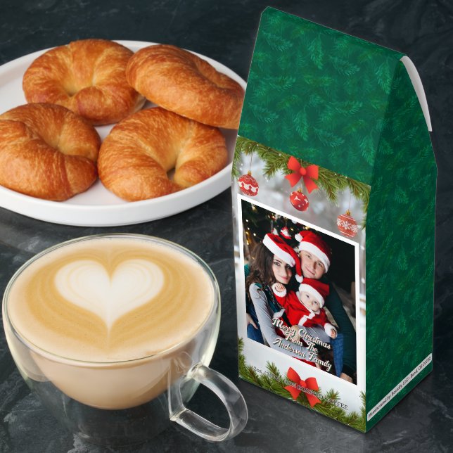 Customize Christmas Family Picture Gift Roasted Coffee (Breakfast)