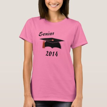 Customize Class Of-senior-graduation Cap T-shirt by Scotts_Barn at Zazzle