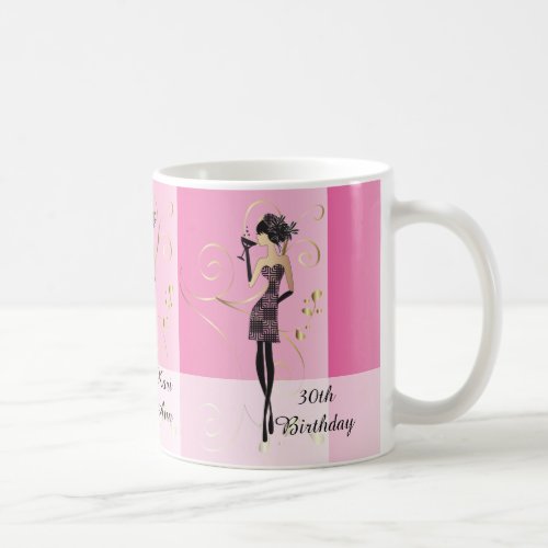 Customize Classy Diva Girl Coffee Mug