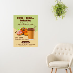 Customize Coffee And Donuts The Perfect Duo Foam Board