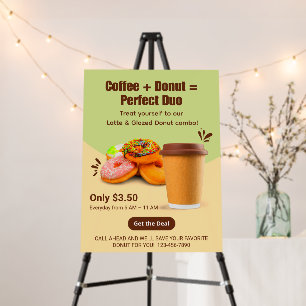 Customize Coffee And Donuts The Perfect Duo Foam Board