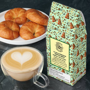 Customize Coffee Shop Brand Promo Merch 2 Roasted
