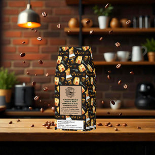 Customize Coffee Shop Brand Promo Merch Roasted