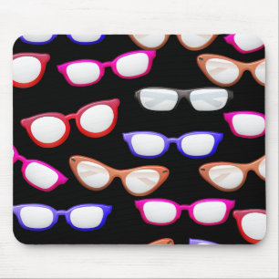 Customize colorful sunglasses mouse pad