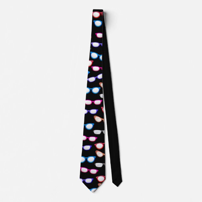 Customize colorful sunglasses neck tie (Front)