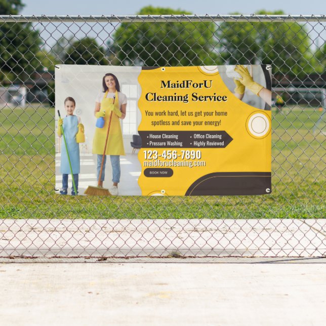 Customize Commercial Residential Cleaning Services Banner (Insitu)