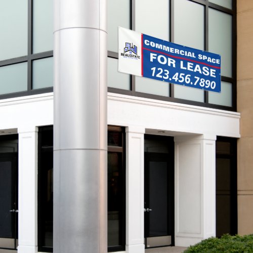 Customize Commercial Space For Lease Company Logo Banner