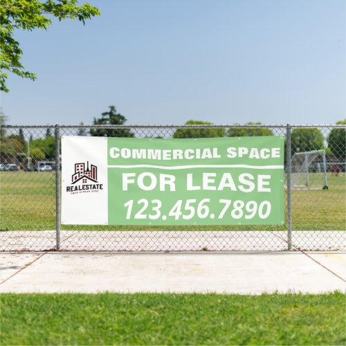 Customize Commercial Space For Lease Company Logo Banner