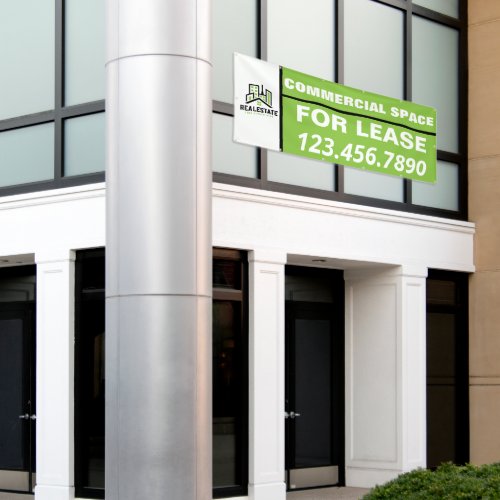 Customize Commercial Space For Lease Company Logo  Banner