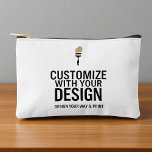 Customize Company Branded Custom Personalized  Accessory Pouch<br><div class="desc">Keep your brand organized and on display with this Customized Company Branded Accessory Pouch, designed with a blank surface ready for your logo, business name, or custom design. Ideal for trade shows, onboarding kits, travel accessories, or everyday organization, this personalized pouch is a stylish and practical way to promote your...</div>