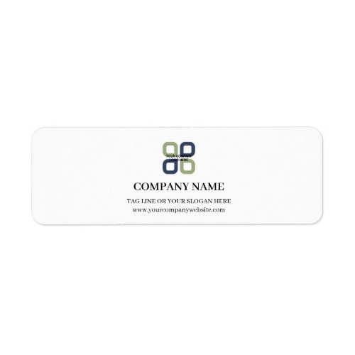 Customize Company Logo With Business Slogan Label