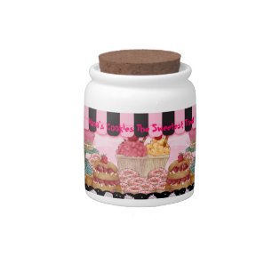 customize cookie jar with cakes and sweets