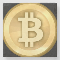 Customize Cool Bitcoin Stone Coaster