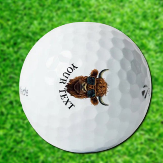 Customize Cool HIGHLANDER design Golf Balls (Creator Uploaded)