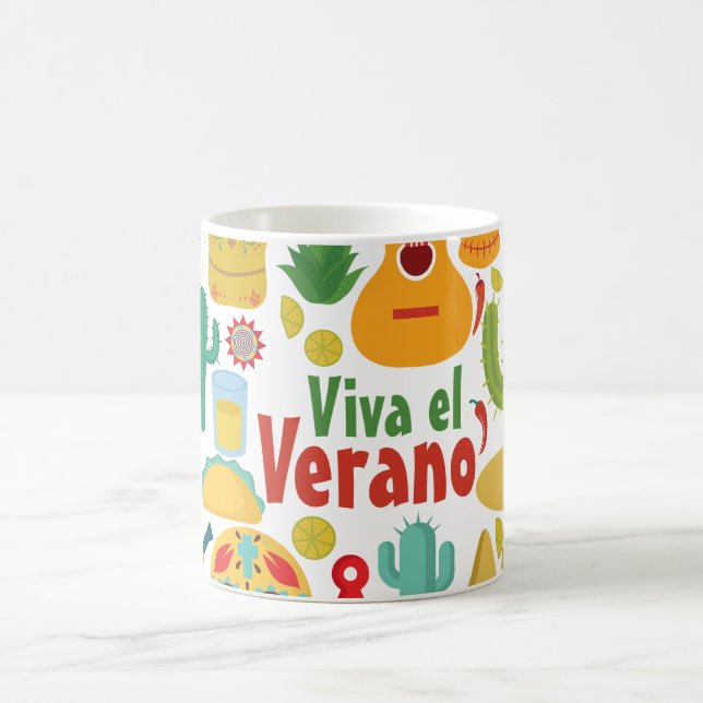 Customize Cool Mexico Monuments Design Coffee Mug (Center)