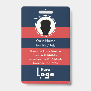 Customize corporate employee ID Badge