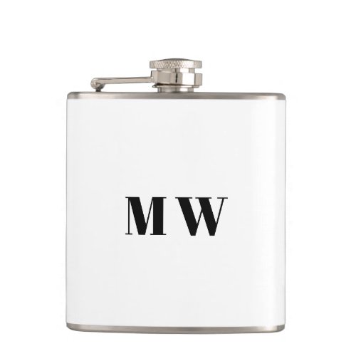 Customize Couple initials Wedding Favors Flask