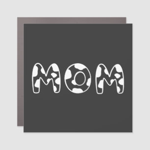 Customize : Cow Mom of The Birthday Girl Farm Car Magnet