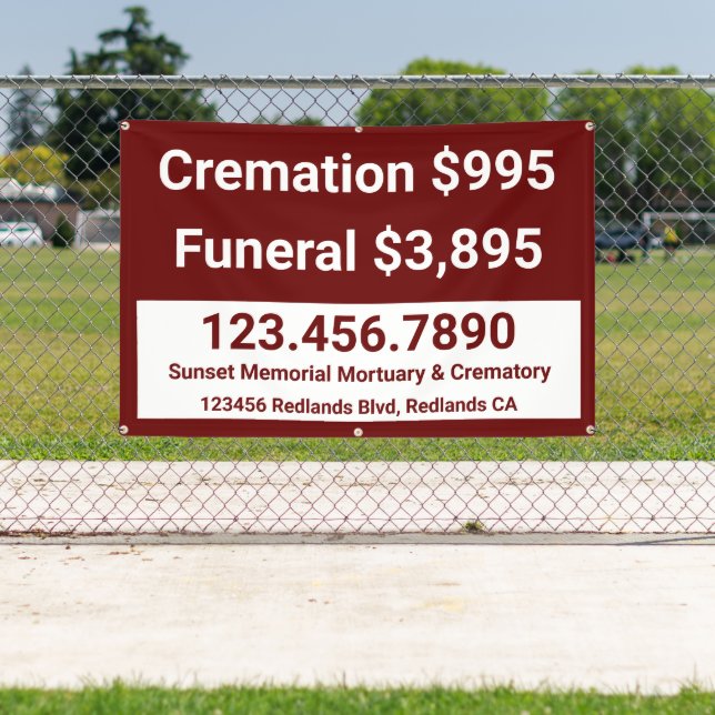 Customize Cremation Funeral Services  Banner (Insitu)
