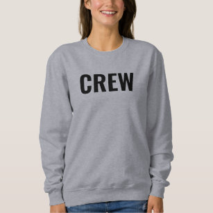 Customize Crew Member Company Logo Womens Bulk Sweatshirt