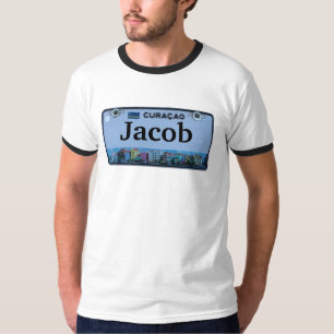 Customize Curacao License Plate T-Shirt
