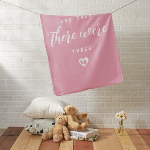 Customize Cute And Then There Were Number   Baby Blanket