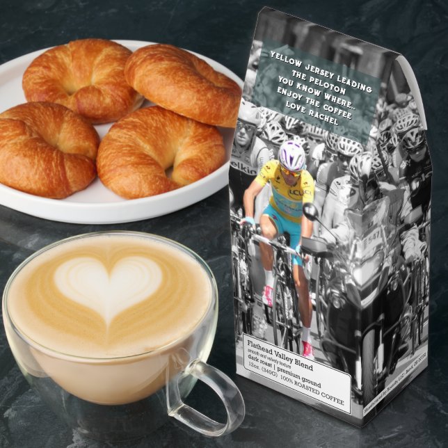 Customize Cycling Yellow Jersey Leading Peloton Roasted Coffee (Breakfast)