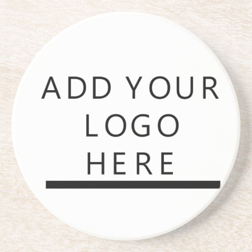 Customize  _ Design _ Add your logo Sandstone Coaster