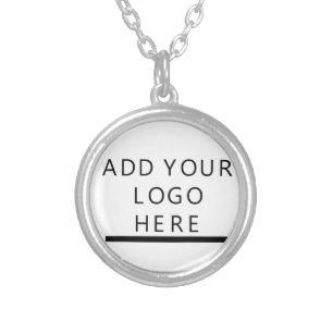 Customize - Design - Add your logo Silver Plated Necklace