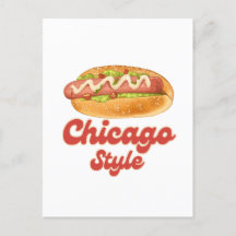 Customize design Chicago Style Hot Dog Gift Hotdog