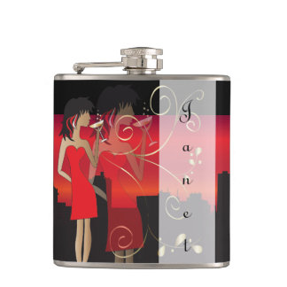 Customize Diva Girls Night Out Flask